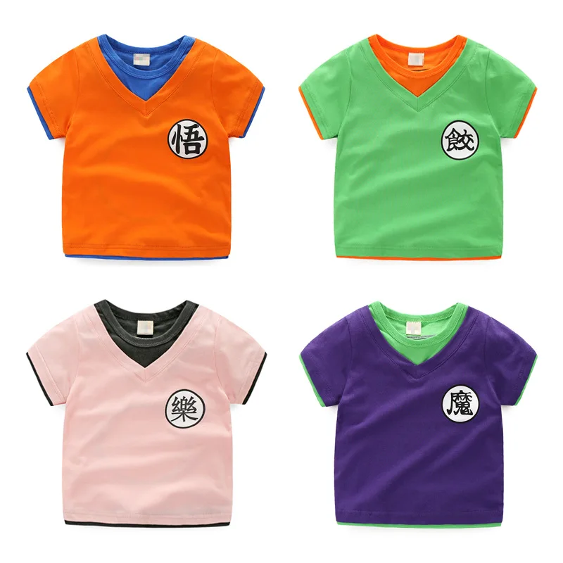 Детские топы с короткими рукавами в японском стиле для детей 2 7 лет короткая