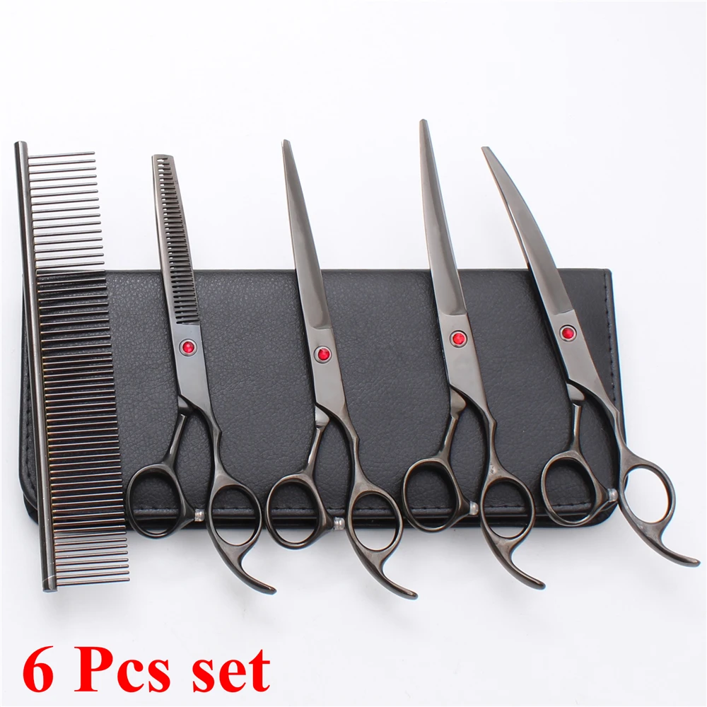 7 0 набор ножниц для собак из нержавеющей стали ножницы стрижки волос животных