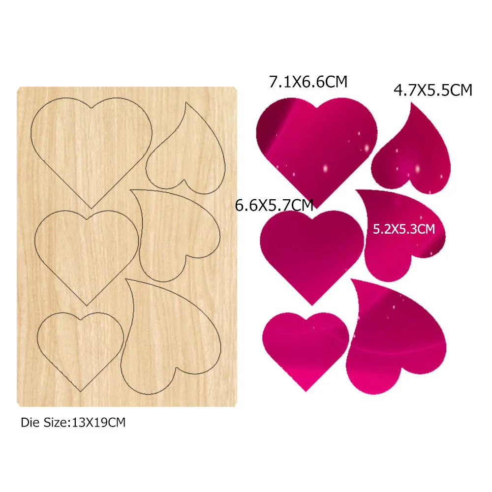 Деревянные Вырубные штампы рождественские стальные резиновые для изготовления