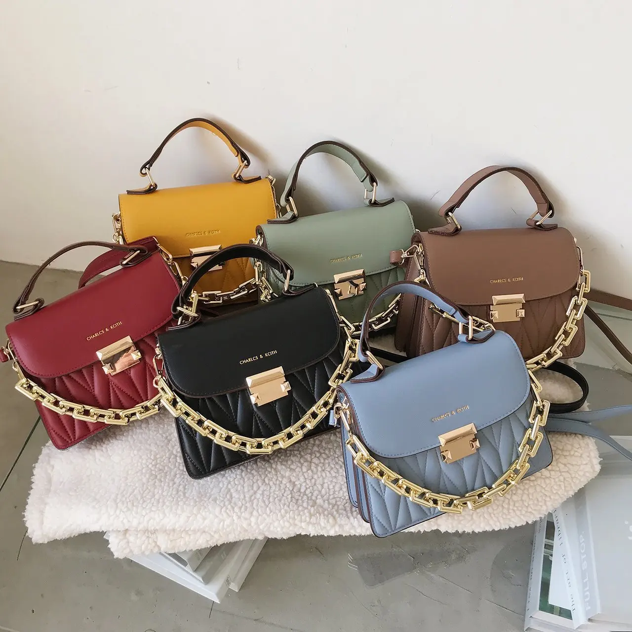 

Brand Square Handbag for Women 2021 High Quality Shoulder Chain Flaps Fashion Saddle Bag Female Luxury Designer Crossbody Purses