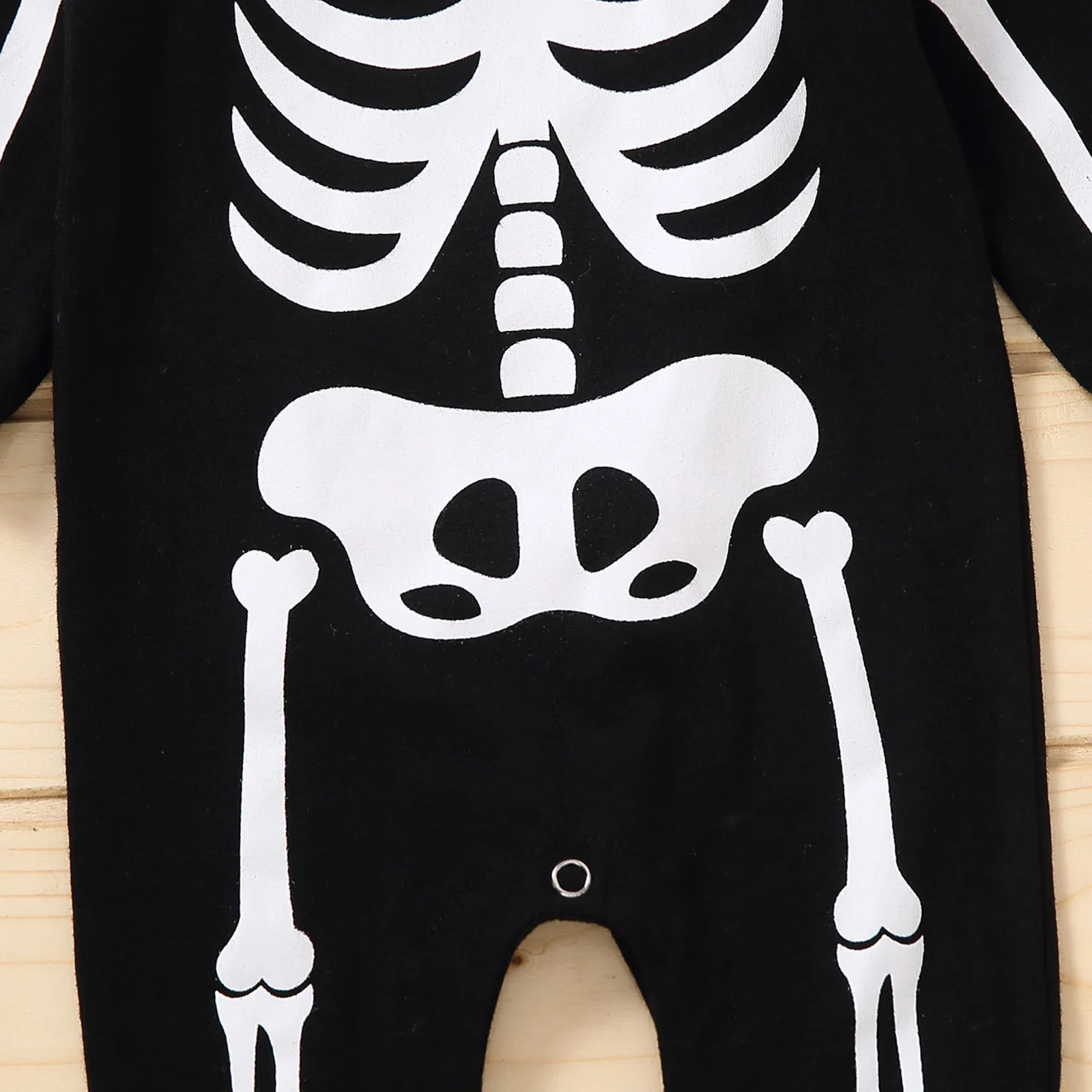 Детские костюмы на Хэллоуин детские комбинезоны с капюшоном и черепом Одежда для