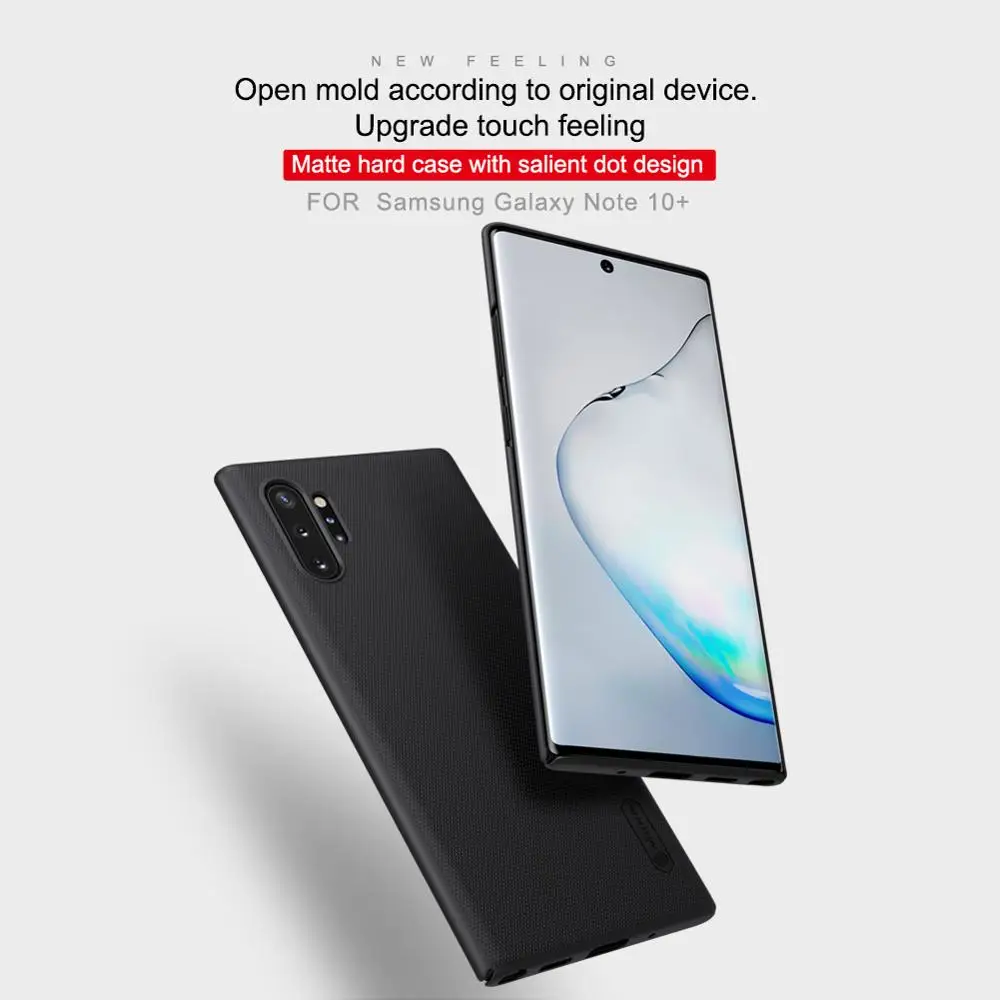 Роскошный тонкий чехол NILLKIN для телефона Samsung Galaxy Note10 Note 10 Plus Pro Матовый Жесткий из
