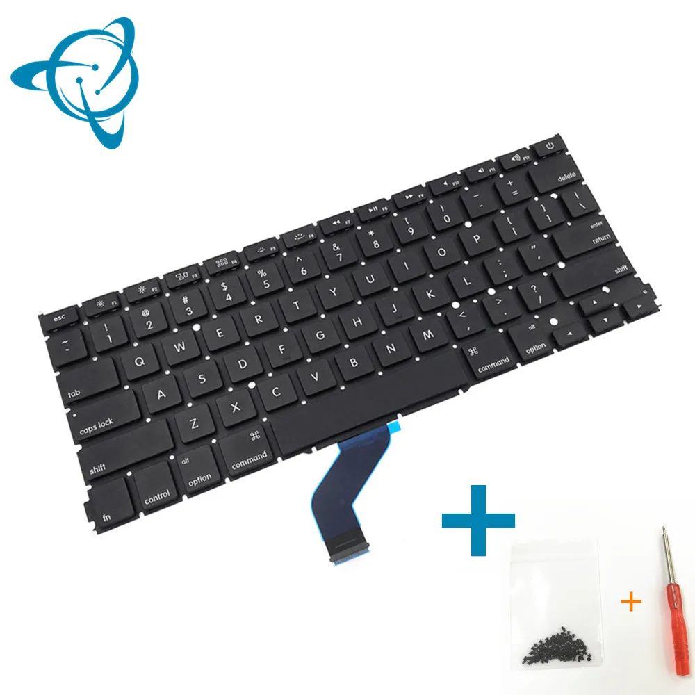 US A1425 keyboard with backlight for Macbook Pro Retina 13.3 inches laptop MD212 MD213 keyboards wit
