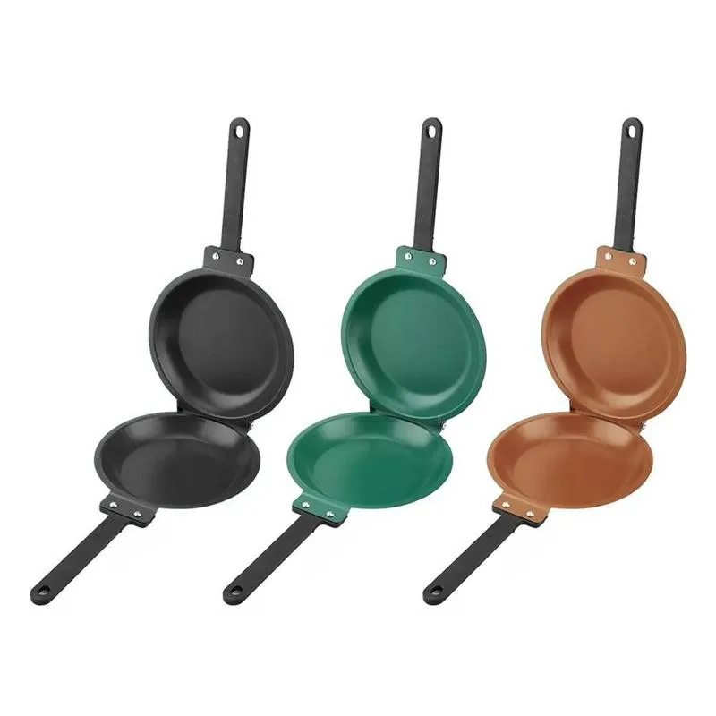 Двусторонняя сковорода с антипригарным покрытием флип Сковорода керамическим