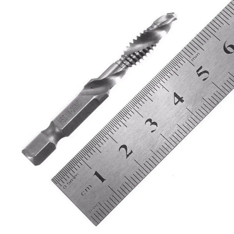 Набор сверл из быстрорежущей стали с шестигранным хвостовиком 1/4 6 шт.|Сверла| |