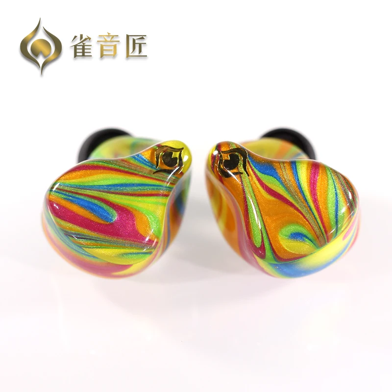 Павлин аудио P1 7 мм Полная частота динамические наушники в ухо HIFI ручной работы