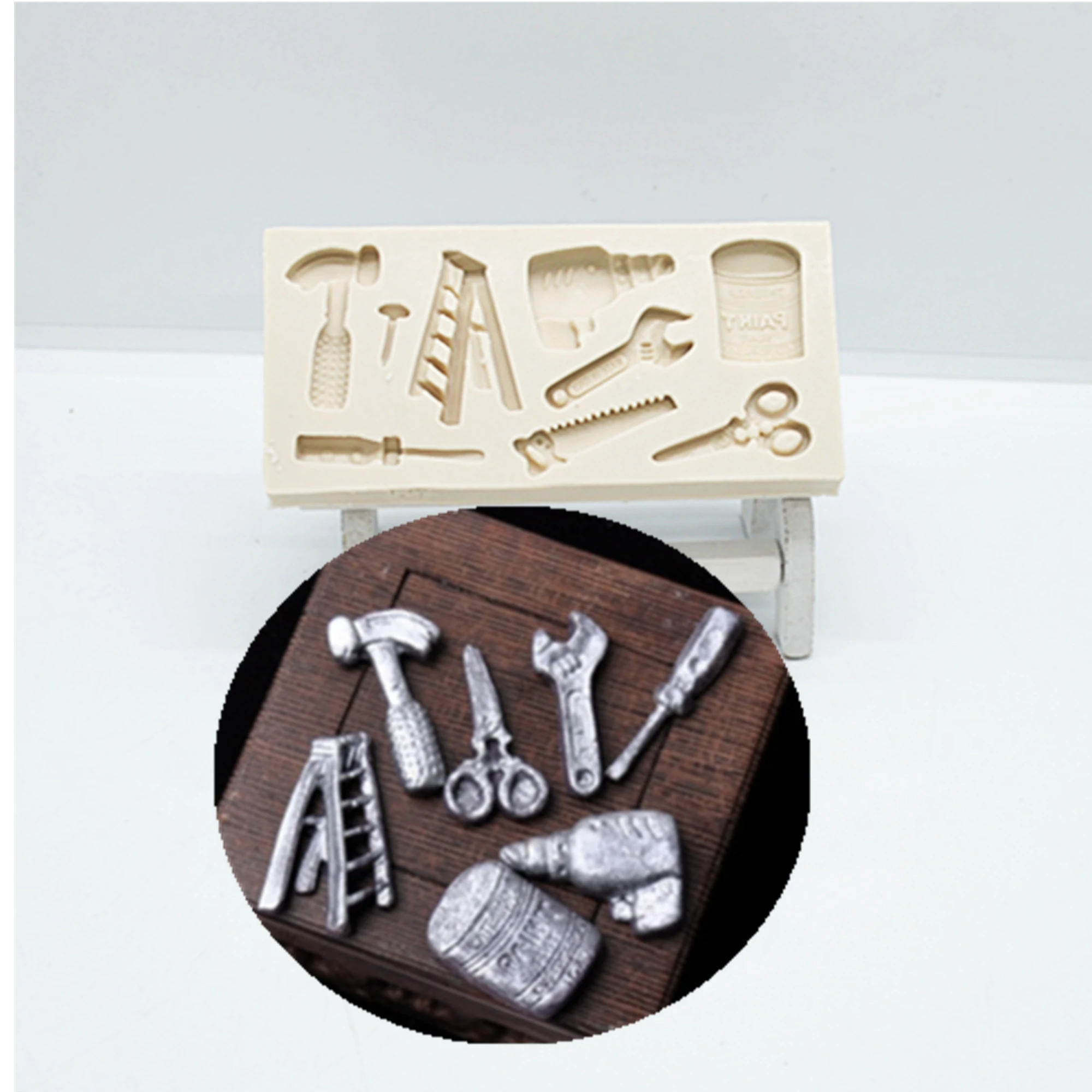 Инструменты для ремонта Luyou гаечные ключи ножницы силиконовая форма помадки