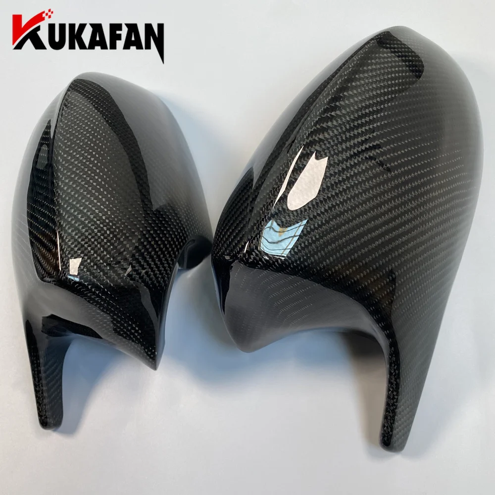 

Real Carbon Fiber Horned Style Rearview Mirror Housing Cover Caps For BMW 1 3 Series E81 E82 E87 E88 E90 E91 E92 E93 2004-2013