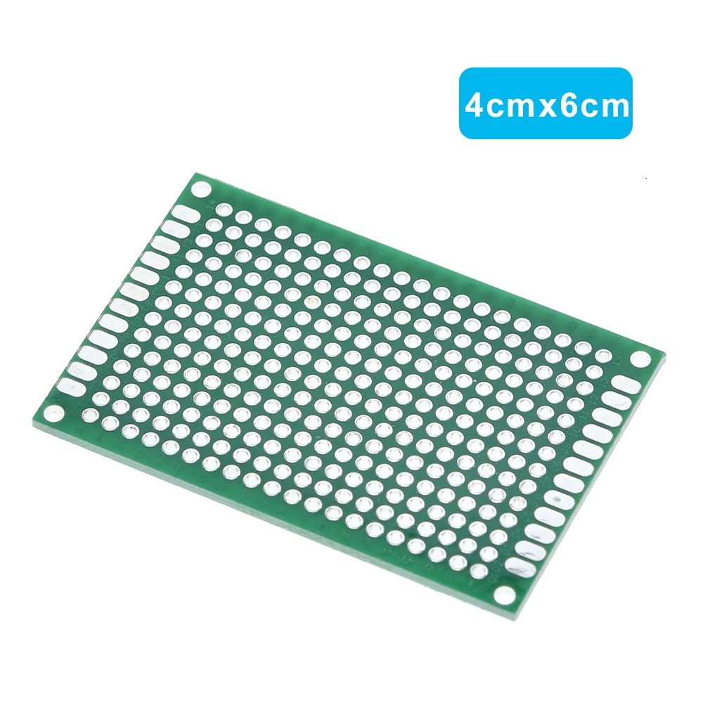 Дропшиппинг 4 шт. 5x7 4x6 3x7 2x8 см двухсторонний медный Прототип pcb универсальная