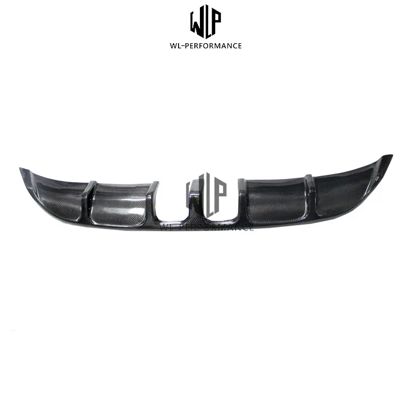 Гольф 7 Mk7 высокое качество углеродное волокно диффузор губа на задний бампер