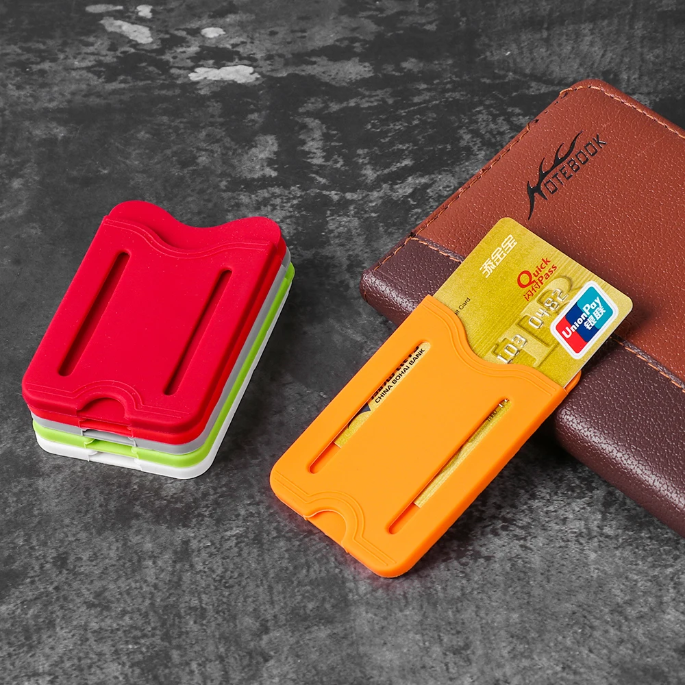 Новинка 1 шт. Силиконовый Эластичный Стик унисекс с карманом для карт
