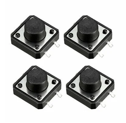 SMD 12*12*5 мм сенсорный/микропереключатель Кнопка 4 фута импортный shrapnel