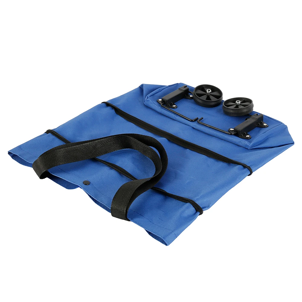 Складная многоразовая сумка для покупок из ткани Оксфорд Портативная на колесах