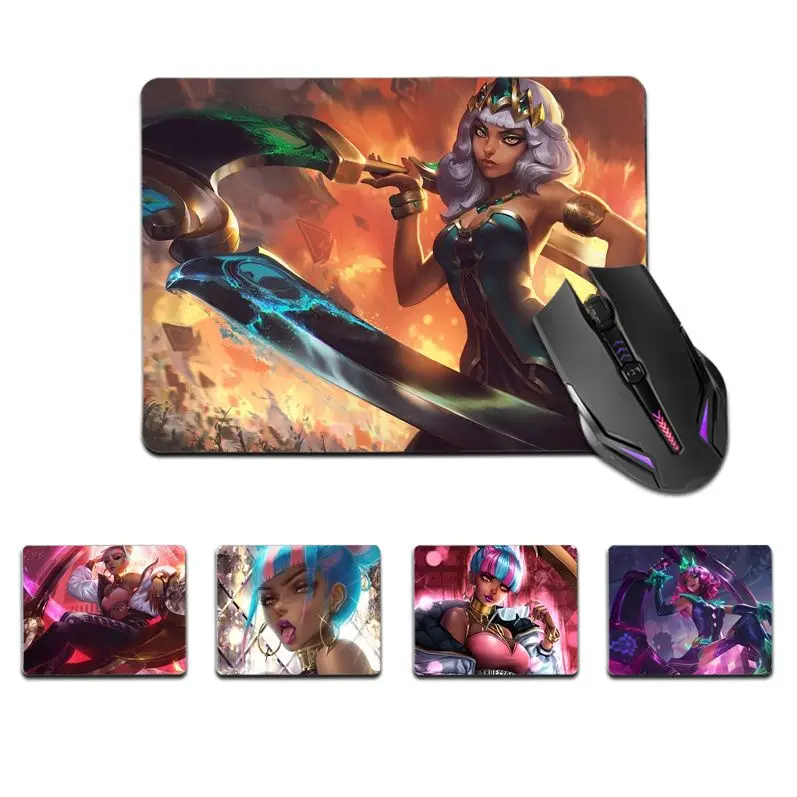 

FHNBLJ High Quality league of legends Qiyana Office Mice Gamer Soft Mouse Pad Top Selling Wholesale Gaming Pad mouse