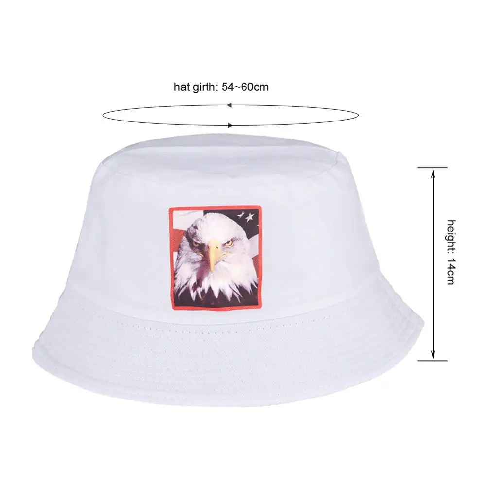 Панама для мужчин и женщин шляпа с Лысой орлом в американском стиле детская шапка