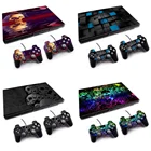 Стильный дизайн для PS2slim наклейки на консоль и контроллеры для PS 2 наклейка для P S2 Виниловая наклейка для ps2slim 70000 наклейка на кожу