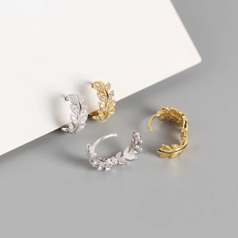 SHANICE, модные женские серьги, 925 пробы, серебряные, в стиле панк, INS wind, оливковые серьги-гвоздики для женщин, oorbellen brincos
