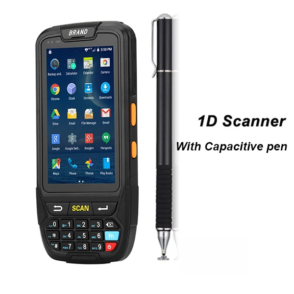 ISSYZONEPOS 4G Портативный КПК Android 7,0 POS терминал сенсорный экран 2D сканер штрих-кода беспроводной Wi-Fi Bluetooth gps считыватель штрих-кодов - Цвет: 1D Scanner