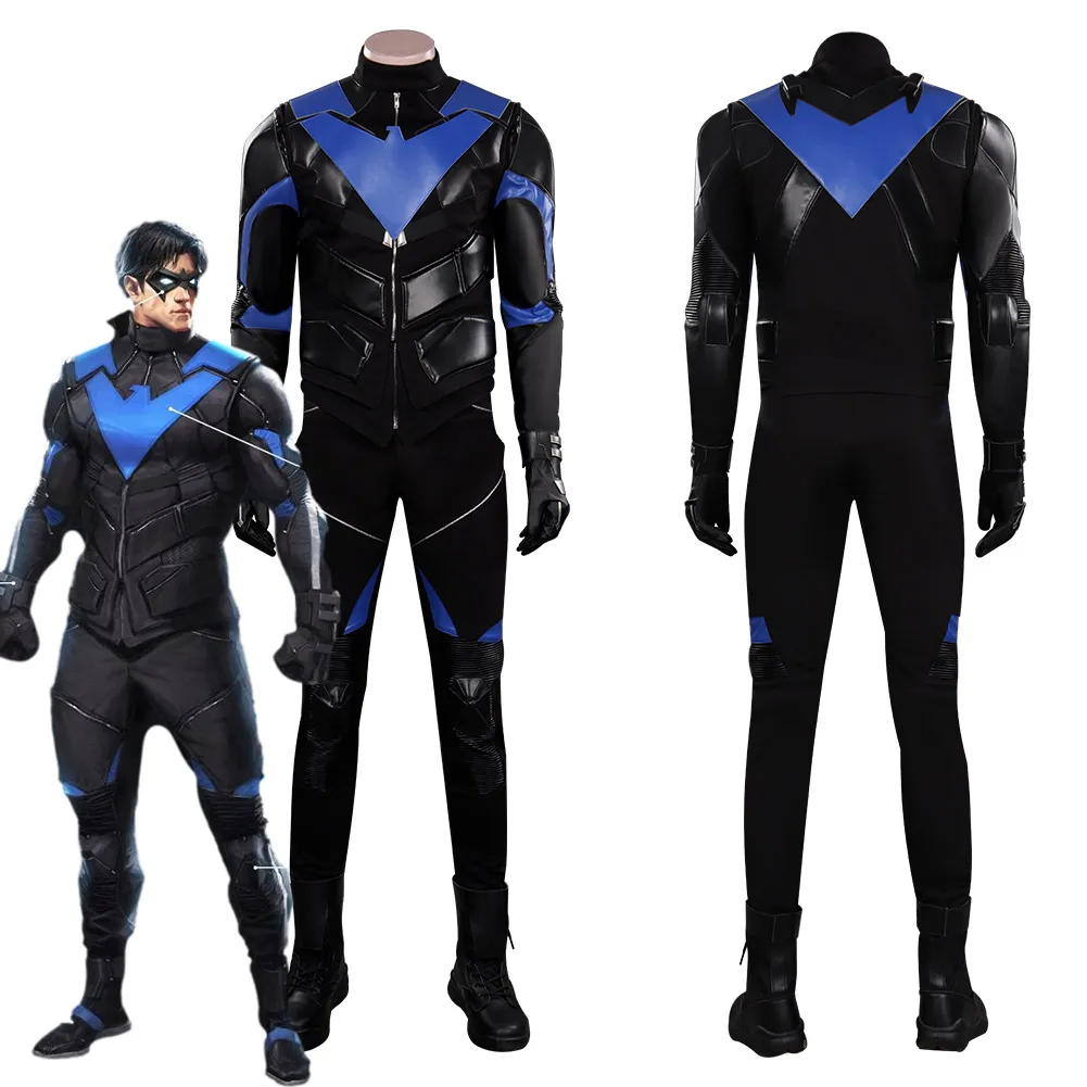 Gotham Knights Nightwing Cosplay Costume Outfits Halloween Carnival Suit