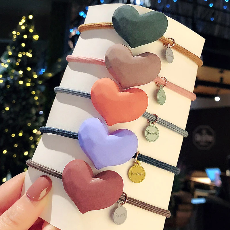 Новые резинки для волос женщин и девочек милые эластичные матовые аксессуары в