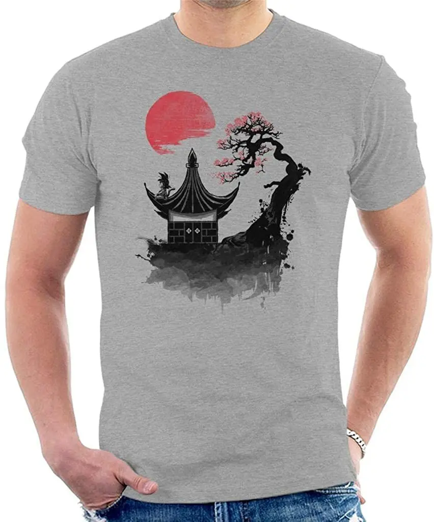 

Red Sun Men's T-Shirt New 2020 Summer Mens Cool Tee Breathable Pure Cotton Short Sleeve Round Collar Tshirt