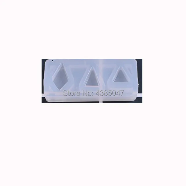 triangle and cone 1 шт. Геометрическая любовь Дельфин Подвеска для изготовления прозрачных УФ-полимерных силиконовых комбинированных форм для изготовления самодельных аксессуаров - Цвет: triangle and cone