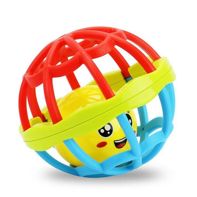 Детские игрушки веселый маленький громкий Jingle Ball Детские Игрушки для ванны интеллектуальные Обучающие хватательные способности погремушки мобильные детские игрушки 0-12 месяцев