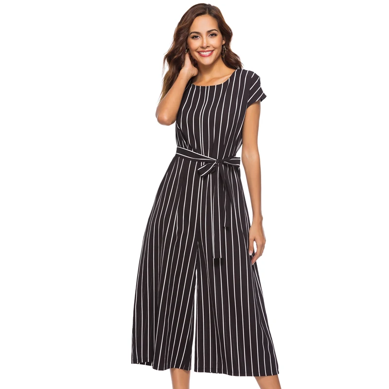 Новый Полосатый комбинезон для женщин|Женские комбинезоны| |