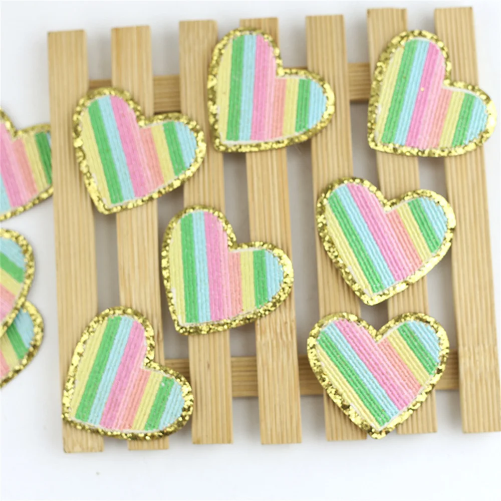 AHYONNIEX 10 шт. Высокое качество модная вышивка полотенце любовь звезды патч красочная наклейка утюжок на одежду Сделай Сам декоративная аппликация AHYONNIEX 10 шт. Высокое качество модная вышивка полотенце любовь звезды патч красочная наклейка утюжок на одежду Сделай Сам декоративная аппликация