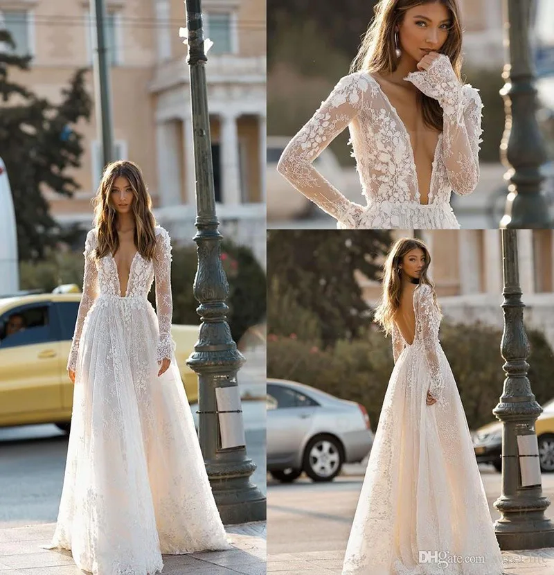 

Women Deep V Neck Long Lace Dress Formal Party Prom Wedding Bridesmaid Ball Gown Dress White 2022 New