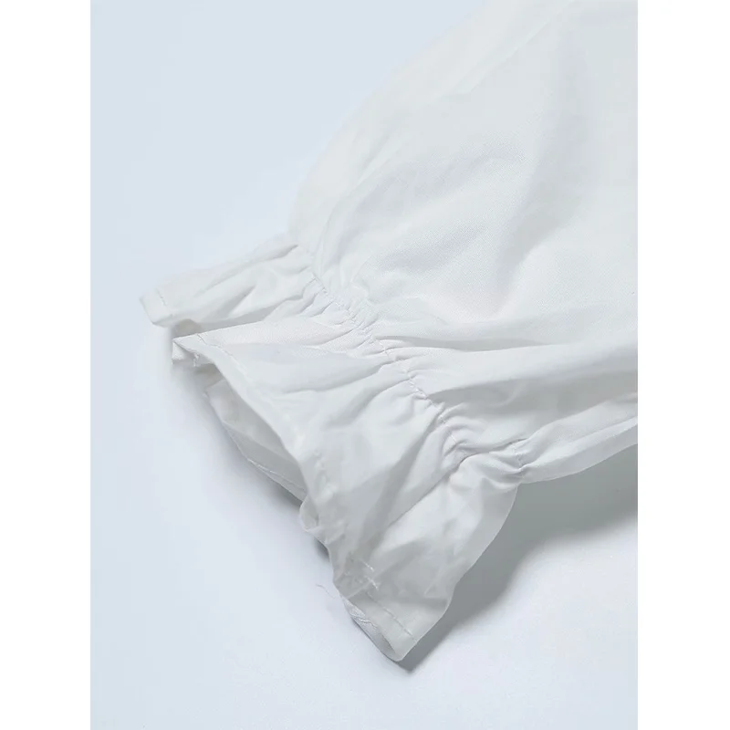 

2021 New Women Patchwork Shirt Plaid Buttoned Long Sleeve V-Neck Shirt Chic Lady Fashion Casual Women Clothes