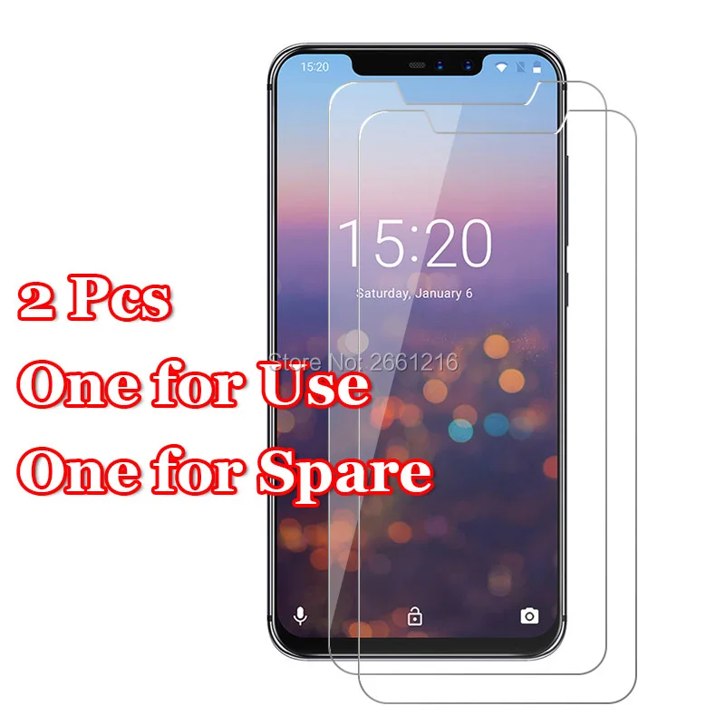 Закаленное стекло 9H 2.5D для Umidigi Z2 / Pro 2 шт./лот Премиум Защитная пленка экрана