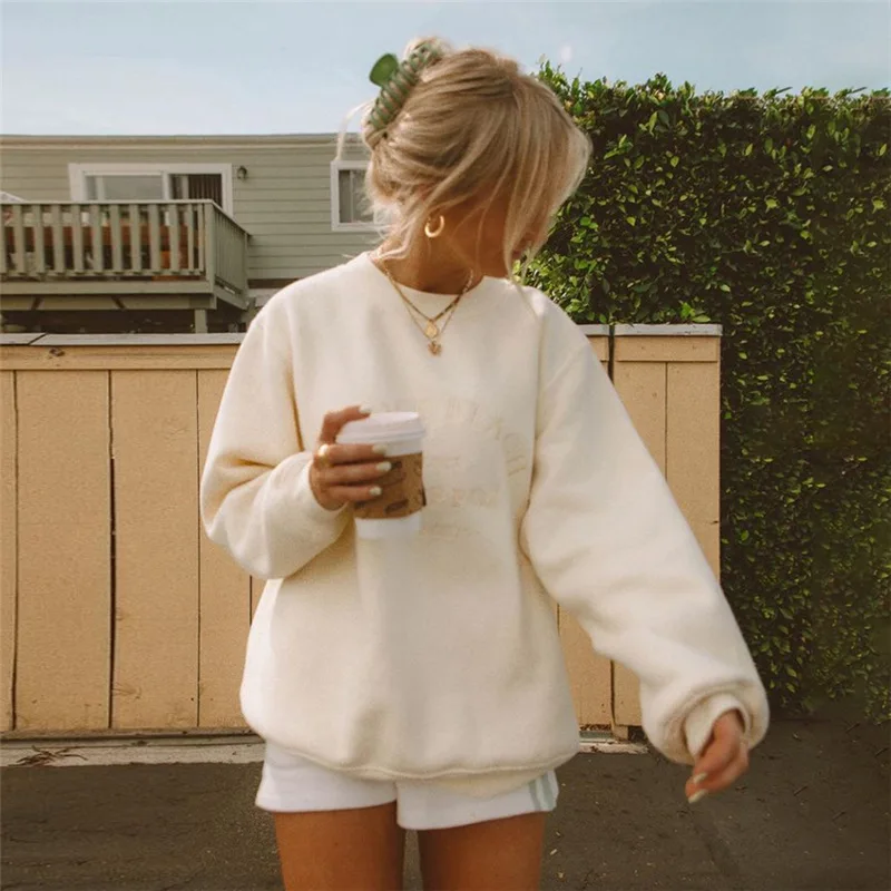 

Женская толстовка с капюшоном, свободная, индийская, с круглым вырезом, сказочный свитер, осень, винтажные друзья, 2021