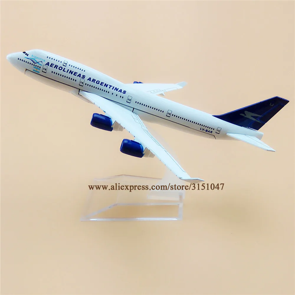 16 см сплав Air Aerolineas Argentinas Airlines Boeing 747 B747 400 Airways модель самолета Модель самолета w Стенд