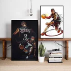 HD Печать холст живопись Аллен Иверсон баскетбольный фанат фотография искусственная живопись