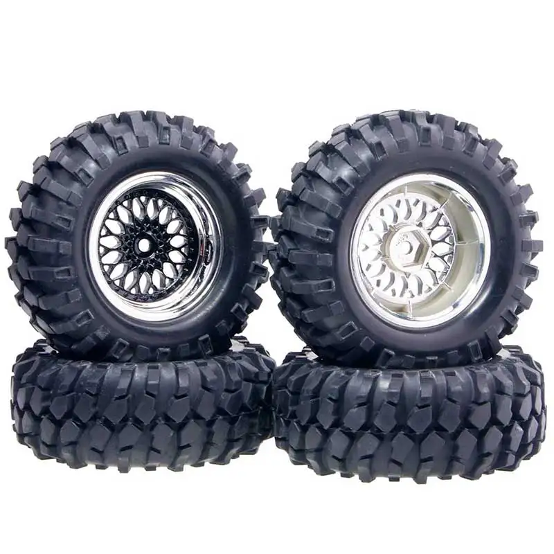 Neum&aacute;tico de escalada D96mm de 1,9 pulgadas, supergoma, 3mm, 6mm, para coches de control remoto 1/10 D90 cc01 scx10, 4 Uds.-3