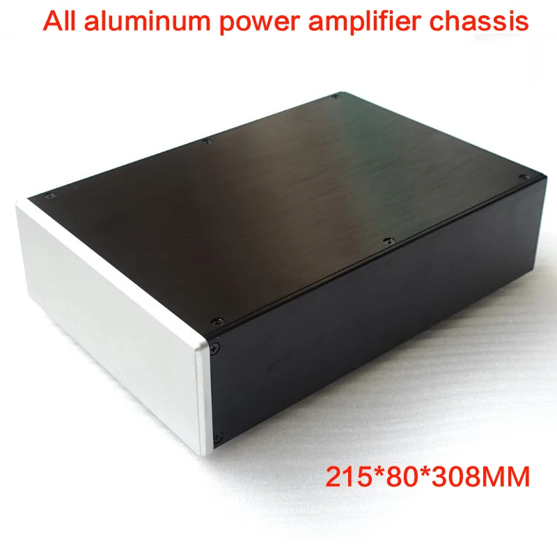 

Полностью алюминиевый корпус усилителя мощности STK208, чехол для усилителя наушников, корпус усилителя DCA декодирования, блок усилителя, ауди...