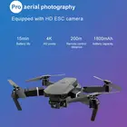 E88 Pro Smart дистанционного Бла (беспилотный летательный аппарат мини-Дрон с разрешением 4K 1080P 720 двойной Камера WI-FI с антенной FPV Вертолет для фотографии складного квадрокоптера