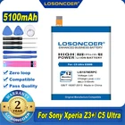 Аккумулятор LOSONCOER LIS1579ERPC 5100 мАч для Sony Xperia C5 Ultra  Dual E5506 E5553 E5533 E5563 Z3 Plus Z3 + Dual E6553 Z4 E6533