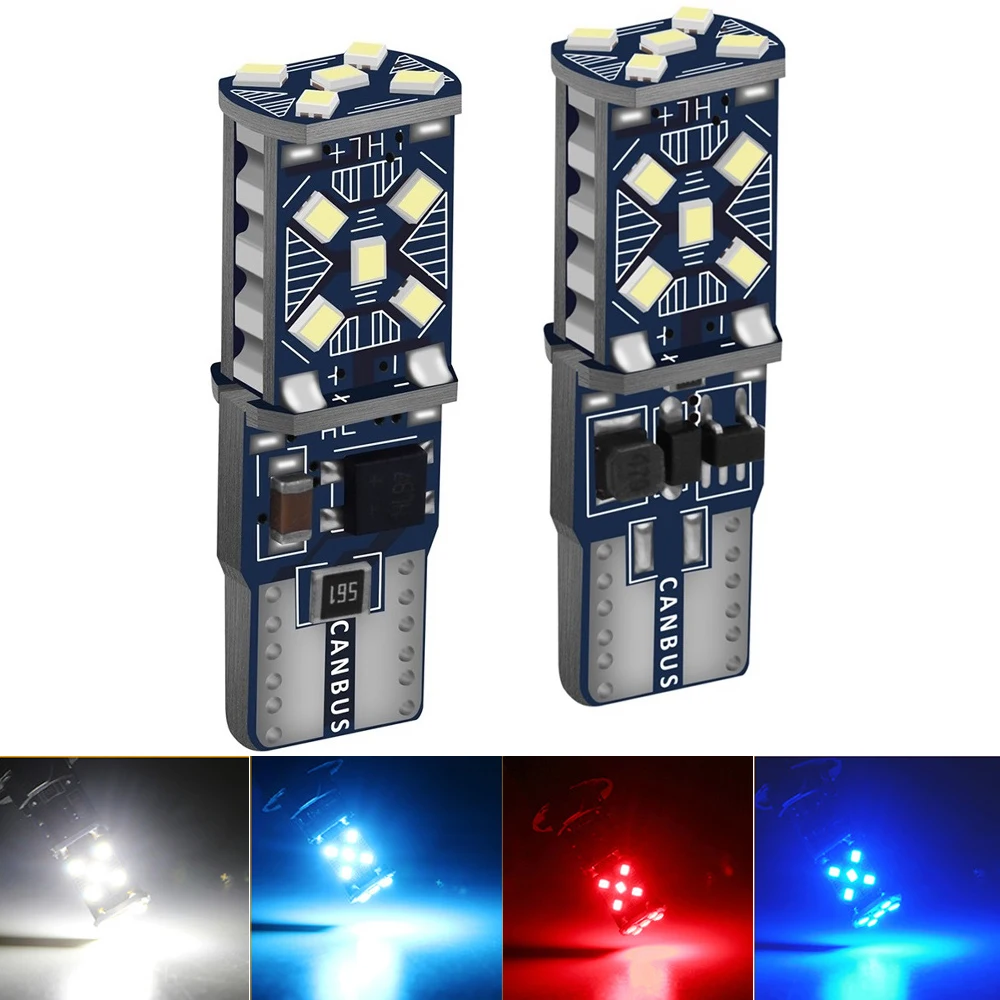 

2 шт. W5W T10 Светодиодный лампочки Canbus для системы автостоянки с защитой от позиции светильник s подкладке светильник для BMW VW Mercedes Audi A3 8P A4 6B BMW E60 E90