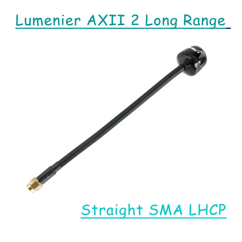 Lumenier AXII 2 5,8 GHz 2.2dBi усиление FPV Антенна MMCX/Прямая MMCX/U. FL/угловая стебби/дальняя антенна SMA RC Drone Accs