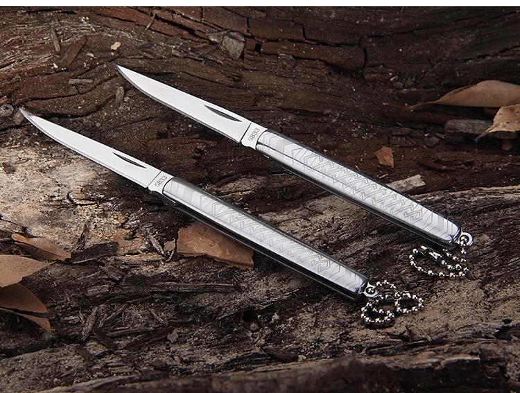 Холодный черный стальной складной нож Джек Кемпинг Охота тактический для