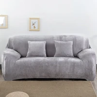 thick plush dust proof anti fouling and pet proof sofa cover universal stretch living room sofa cover chaise armrest sofa cover