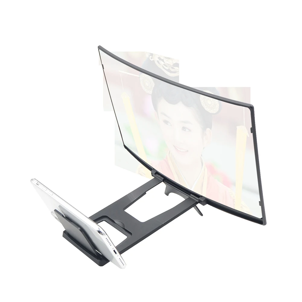 3D Screen Amplifier 12 Inch Mobile Phone Magnifier Video for Smartphone Stand Eyes Protection Holder | Инструменты