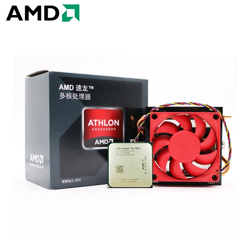 

AMD Athlon X4 860K CPU PC computer X860K Socket FM2+ 3.7 GHz Quad-Core 860 K 100% working Desktop Processor Contain Cooler Fan