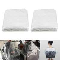 200400disposable hair cutting cape salon gown hairdressing barber stylist apron