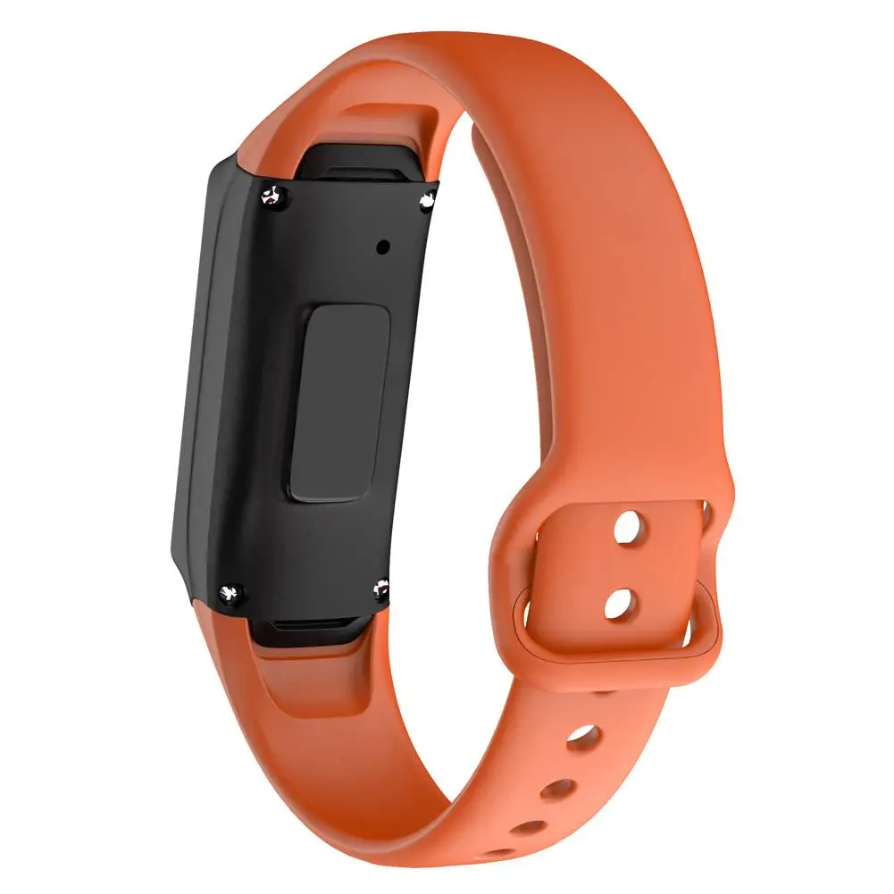 Orange Силиконовый ремешок для спортивных часов браслет петля для samsung Galaxy Fit SM-R370 многоцветный для ремешка часов - Цвет: Orange