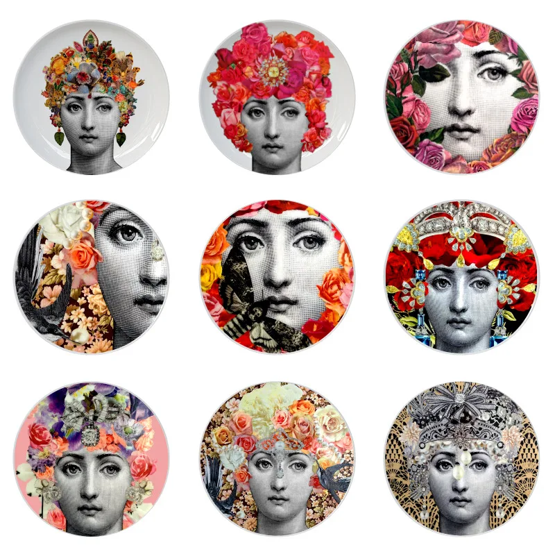 Декоративная Тарелка декоративная тарелка настенная Флора Лина лицевая