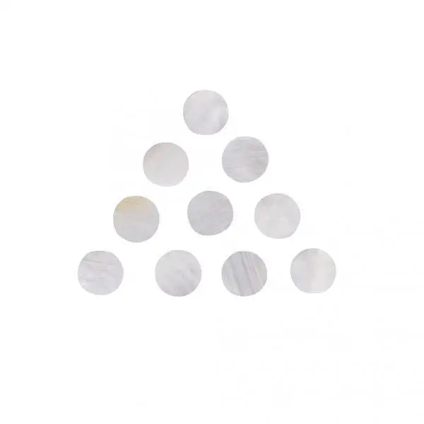 

3x10 Белый перламутровый корпус в горошек гитарный гриф маркер грифа 1/4''