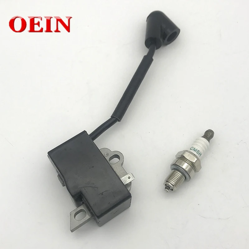 

Ignition Coil Module Spark Plug Fit For Stihl FS40 FS40C FS50 FS56 HT56C FS56R KM56C KM56RC Brushcutter Parts Oem #41444001316